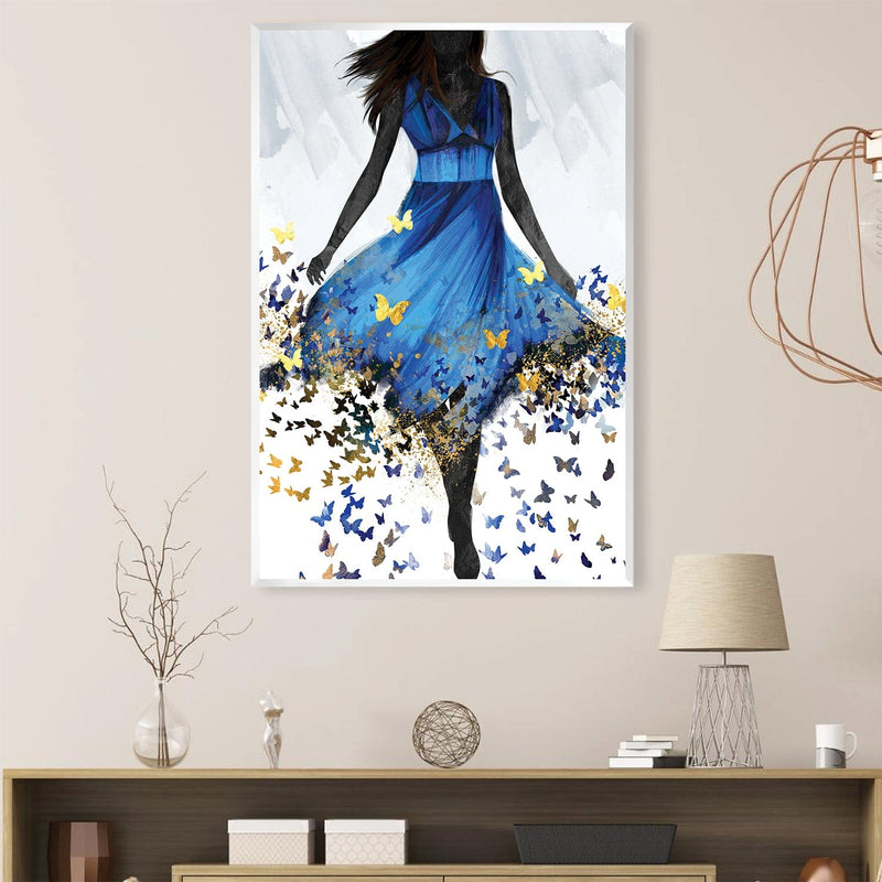 Butterfly Dress Canvas