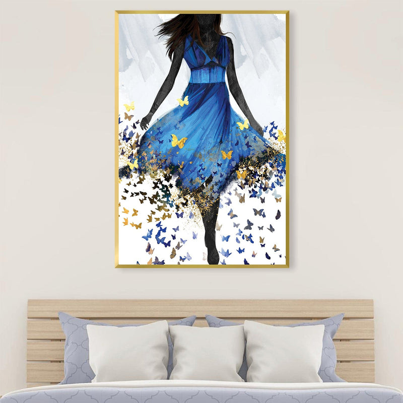 Butterfly Dress Canvas