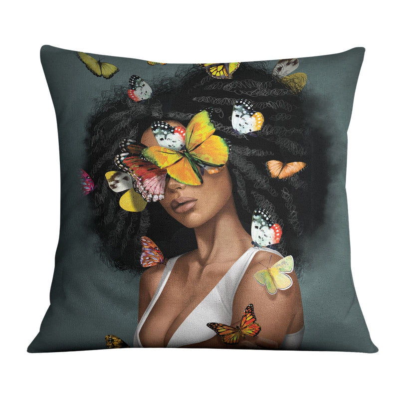 Butterfly Elegance A Cushion