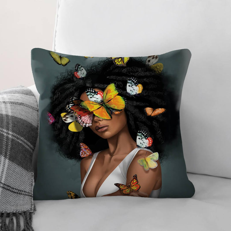 Butterfly Elegance A Cushion