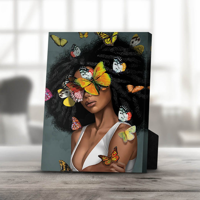 Butterfly Elegance A Desktop Canvas