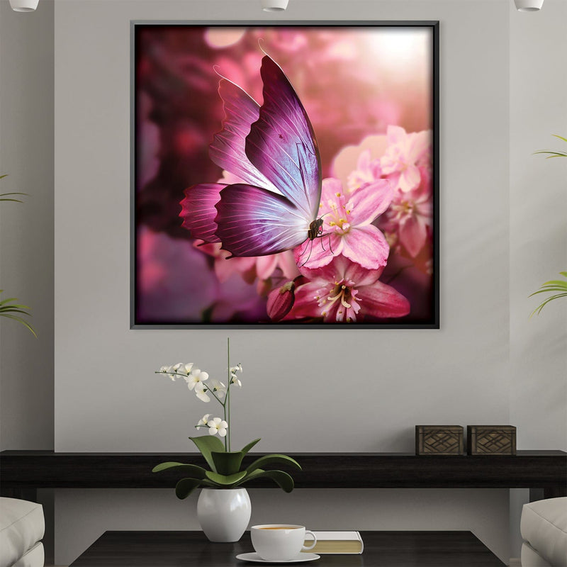 Butterfly In Nature Canvas