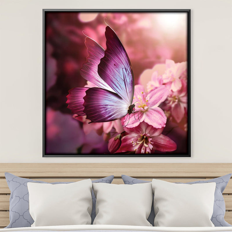 Butterfly In Nature Canvas