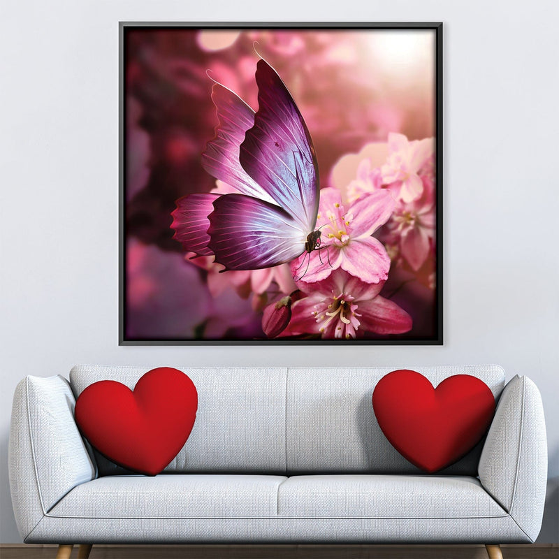 Butterfly In Nature Canvas