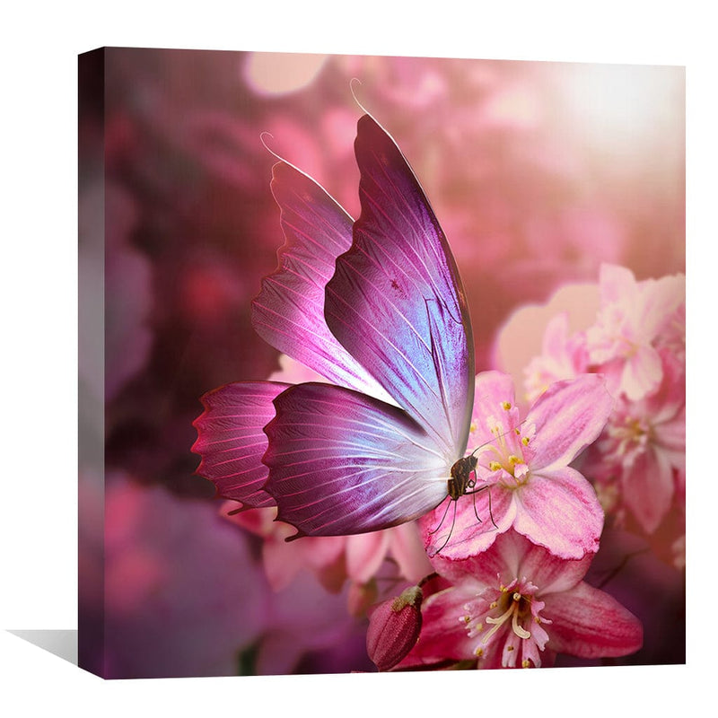 Butterfly In Nature Canvas