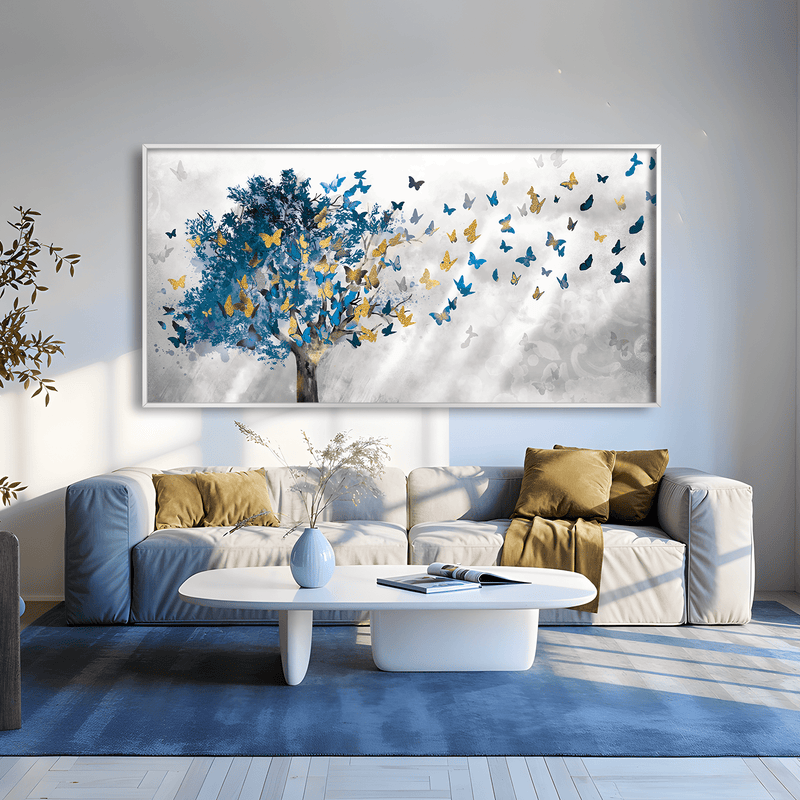 Butterfly Leaves Canvas