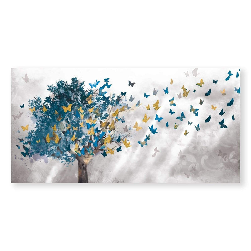 Butterfly Leaves Canvas