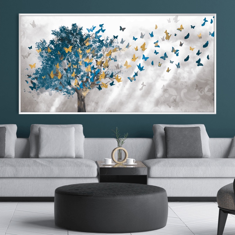 Butterfly Leaves Canvas