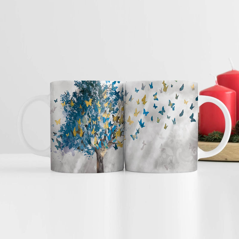 Butterfly Leaves Mug