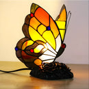 Nightlight Butterfly Tiffany-Style Lamp in Glass