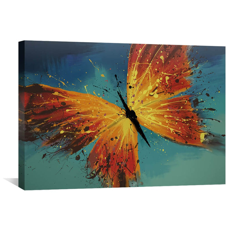 Butterfly Splash Canvas