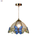 GobekUsa Butterfly Tiffany Glass Pendant Lamp Modern Nordic LED Hanging Light