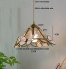GobekUsa Butterfly Tiffany Glass Pendant Lamp Modern Nordic LED Hanging Light