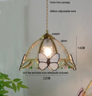 GobekUsa Butterfly Tiffany Glass Pendant Lamp Modern Nordic LED Hanging Light