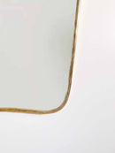 Butterfly Mirror - Italian Curved Antique Brass Mirror