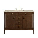 James Martin Kinnsden 48" Single Bathroom Vanity, Sable Oak