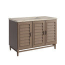 James Martin Portland 48" Single Bathroom Vanity, Whitewashed Walnut