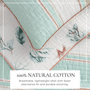 Coastal Printed Cotton Quilt Set - St. Augustine Collection by Great Bay Home