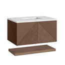 James Martin Marcello 36" Floating Single Bathroom Vanity, Chestnut