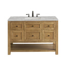 James Martin Breckenridge 48" Single Bathroom Vanity, Light Natural Oak