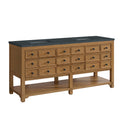 James Martin Malibu 72" Double Bathroom Vanity, Amber Birch