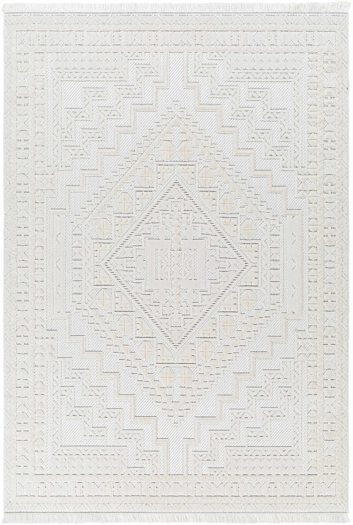 Alya White Fringe Rug, photo 12 of 18