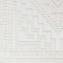 Alya White Fringe Rug
