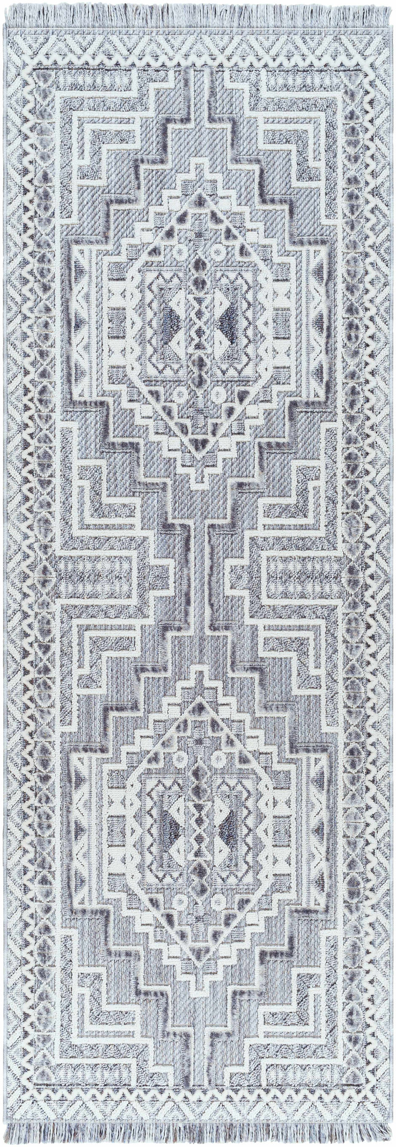 Alya Charcoal Textured Area Rug