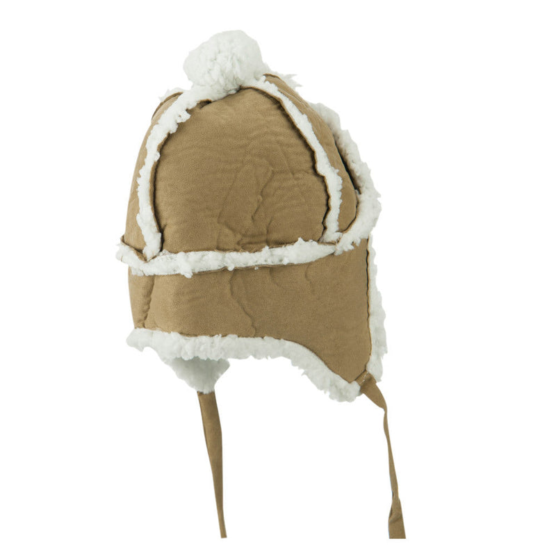 Boys' Pom Pom Polyester Trooper Hat