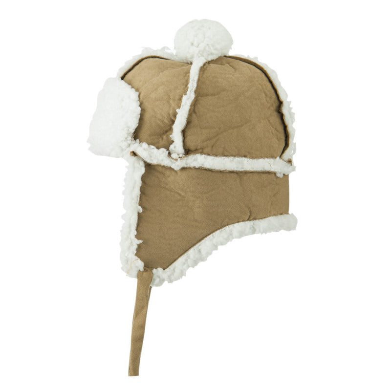 Boys' Pom Pom Polyester Trooper Hat