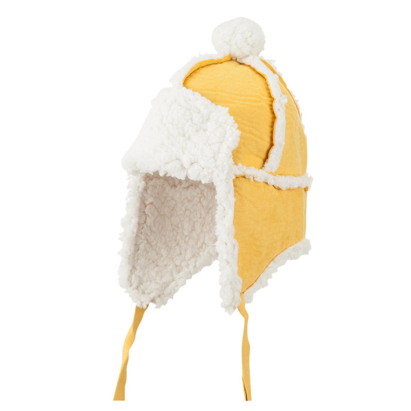 Boys' Pom Pom Polyester Trooper Hat