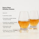 Raye Heavy Base Crystal Whiskey Tasting Glasses Set of 2 by Viski