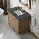 James Martin Kinnsden 36" Single Bathroom Vanity, Weathered Oak