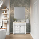 James Martin Bristol 36" Single Bathroom Vanity, Bright White