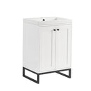 James Martin Chianti 24" Single Bathroom Vanity, Glossy White