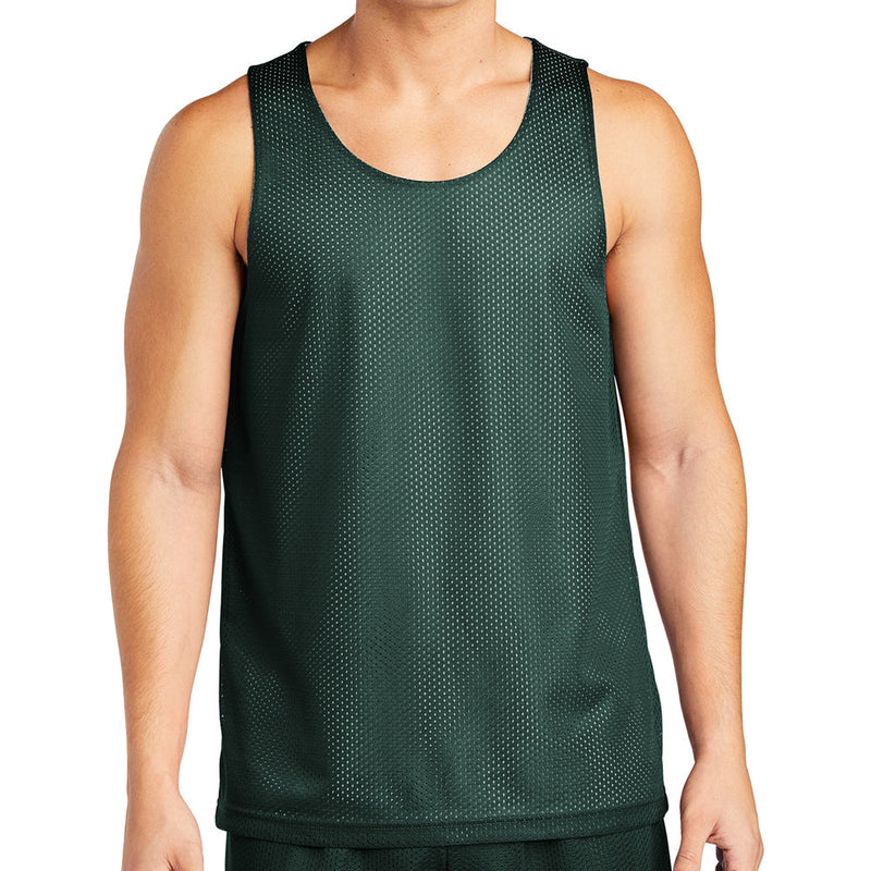 Men's Big Size PosiCharge Classic Mesh Reversible Tank T-Shirt