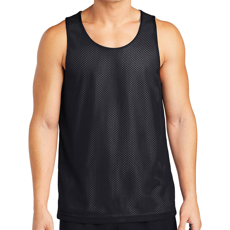 Men's Big Size PosiCharge Classic Mesh Reversible Tank T-Shirt