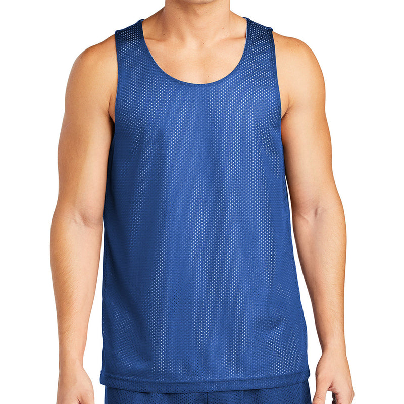 Men's Big Size PosiCharge Classic Mesh Reversible Tank T-Shirt