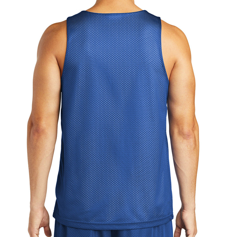 Men's Big Size PosiCharge Classic Mesh Reversible Tank T-Shirt