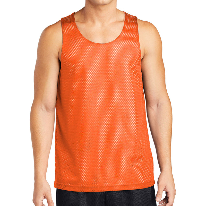 Men's Big Size PosiCharge Classic Mesh Reversible Tank T-Shirt