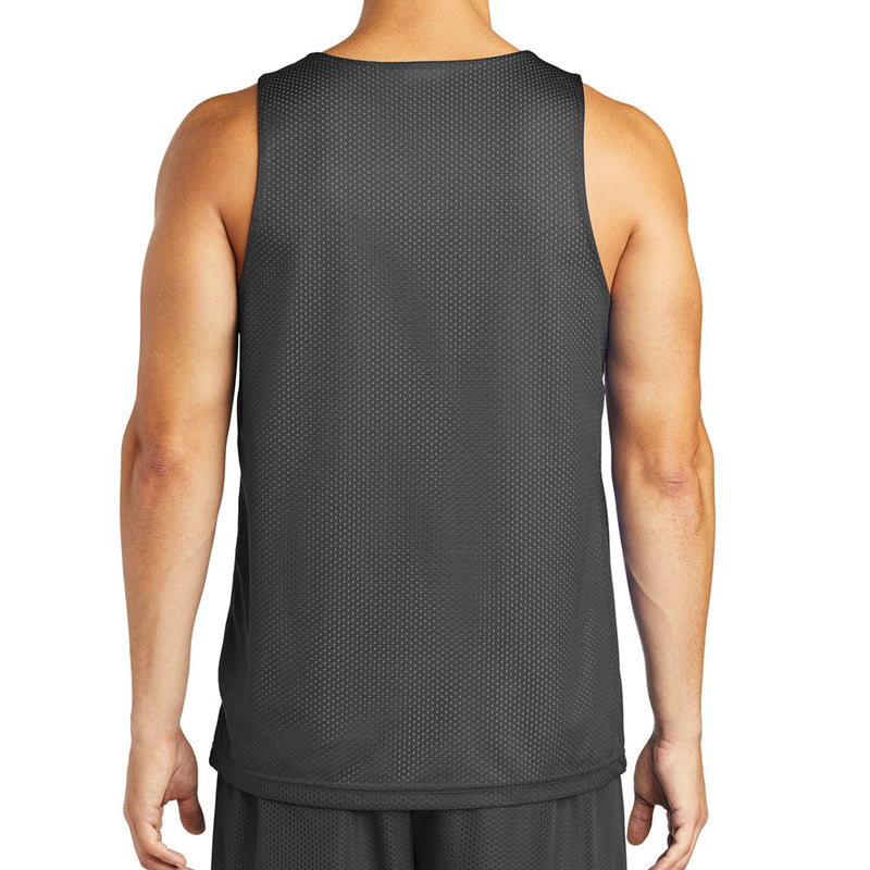 Men's Big Size PosiCharge Classic Mesh Reversible Tank T-Shirt
