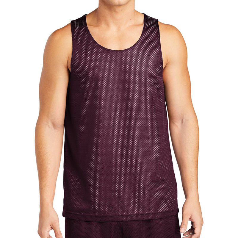 Men's Big Size PosiCharge Classic Mesh Reversible Tank T-Shirt