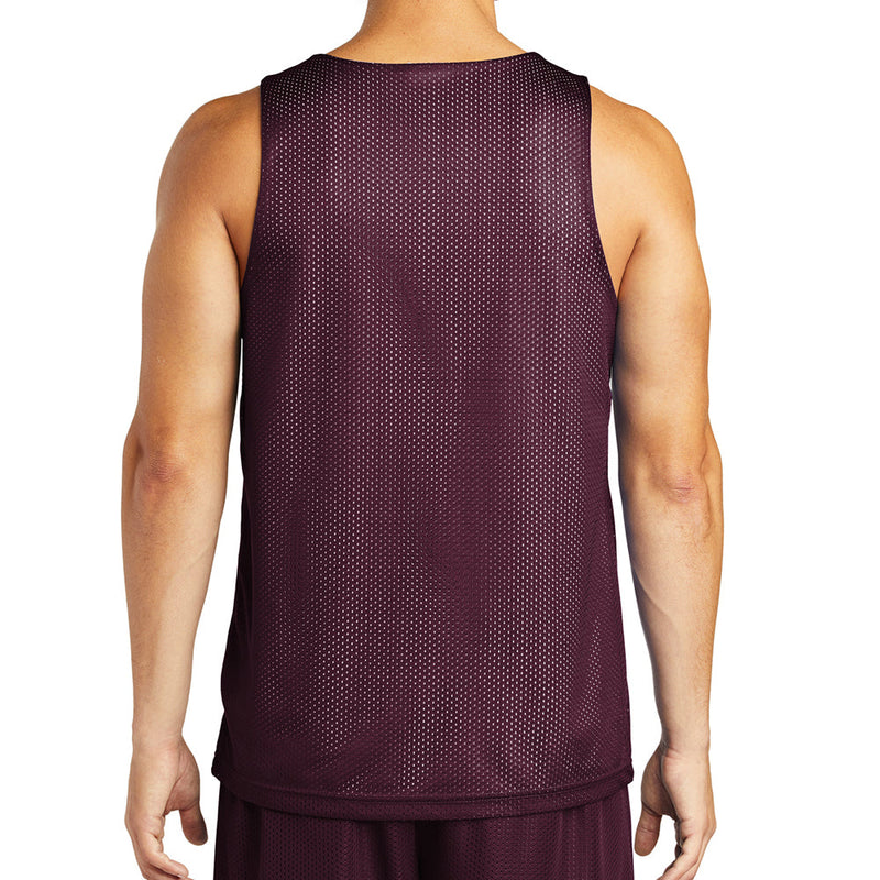 Men's Big Size PosiCharge Classic Mesh Reversible Tank T-Shirt