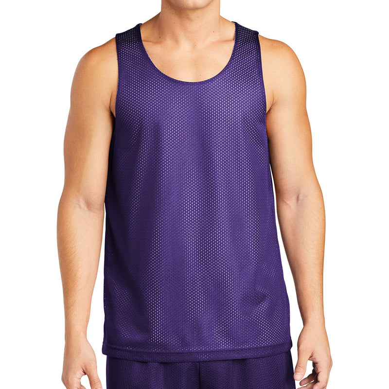 Men's Big Size PosiCharge Classic Mesh Reversible Tank T-Shirt