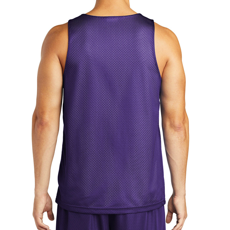 Men's Big Size PosiCharge Classic Mesh Reversible Tank T-Shirt