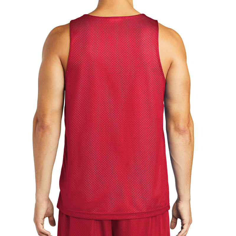 Men's Big Size PosiCharge Classic Mesh Reversible Tank T-Shirt