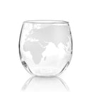 Globe Whiskey Tumblers Set of 2 by Viski
