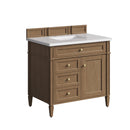 James Martin Brittany 36" Single Bathroom Vanity, Pecan