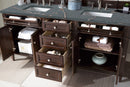 James Martin Brittany 72" Double Bathroom Vanity, Burnished Mahogany