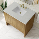 James Martin Hudson 36" Single Bathroom Vanity, Light Natural Oak